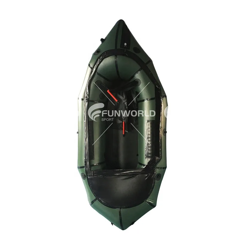 FUNWORLD Wholesale 2 Person Lightweight Inflatable TPU Coated Fabric Paddle Kayak Packraft