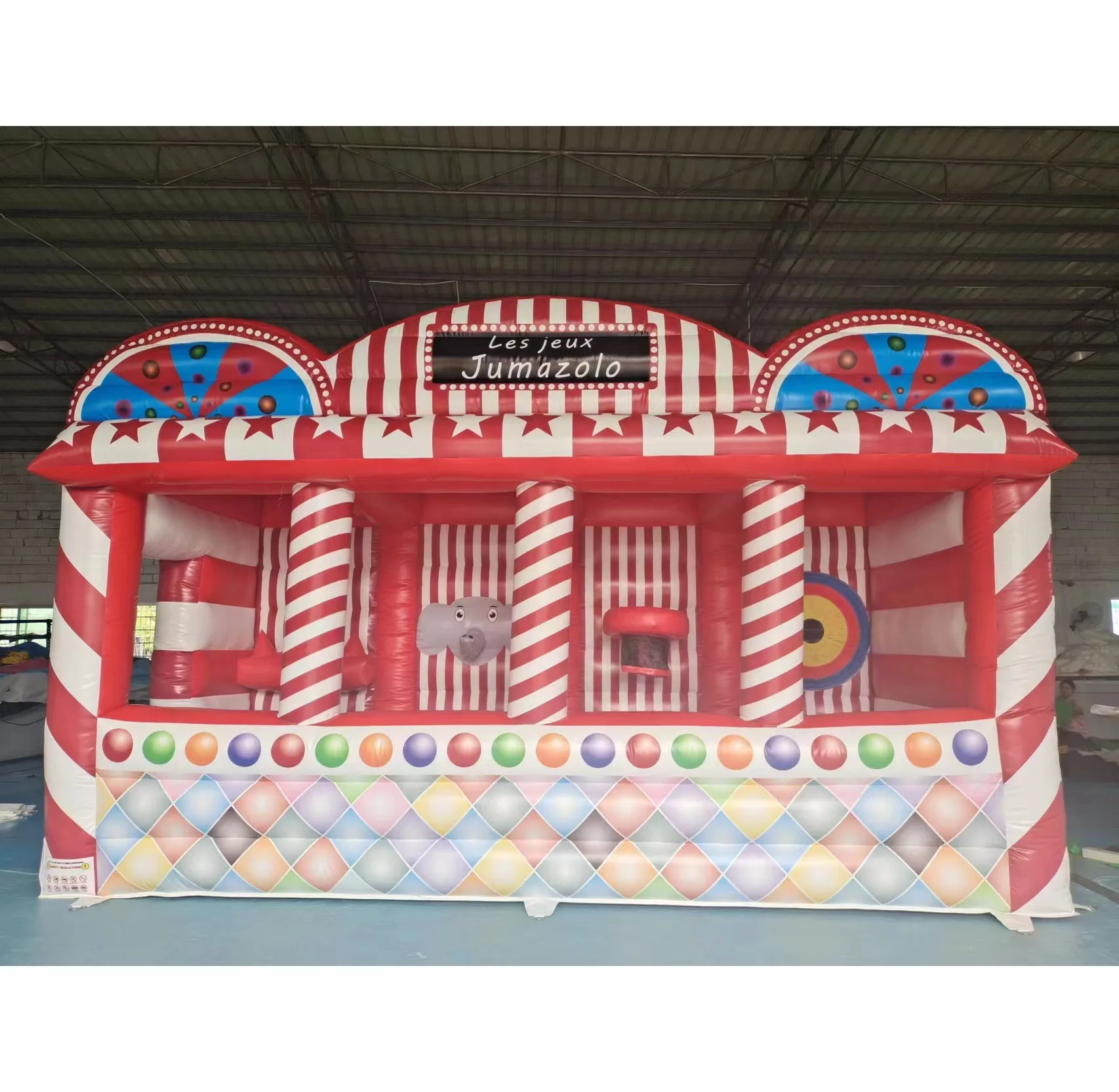 High Quality Target Shooting Arena Combo Inflatable 4 In 1 Sport Game Inflatable Carnival Game