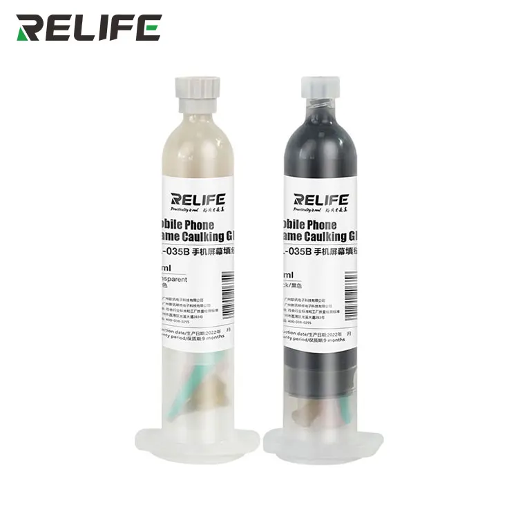 Высокое качество RELIFE RL-035B экрана мобильного телефона шприц для заделки швов клей/30 мл черный шатер-тент улицы с прозрачной или бесцветной клей инструменты ремонта