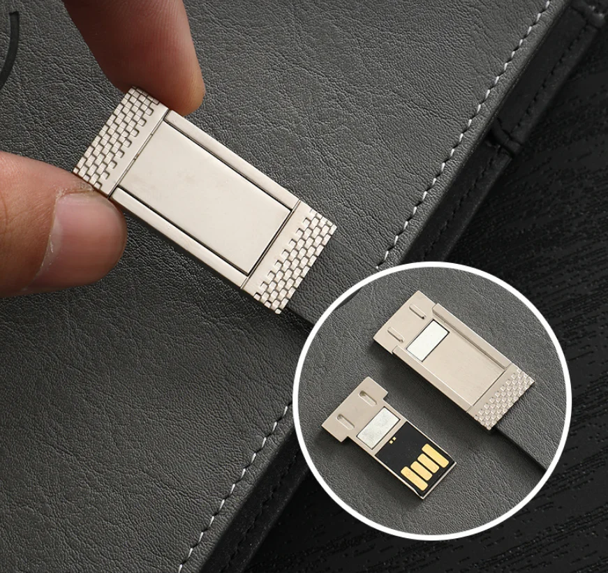 Wireless Charger Power Bank Notebook Powerbank Diary Planner Notebook With Power Bank And Usb