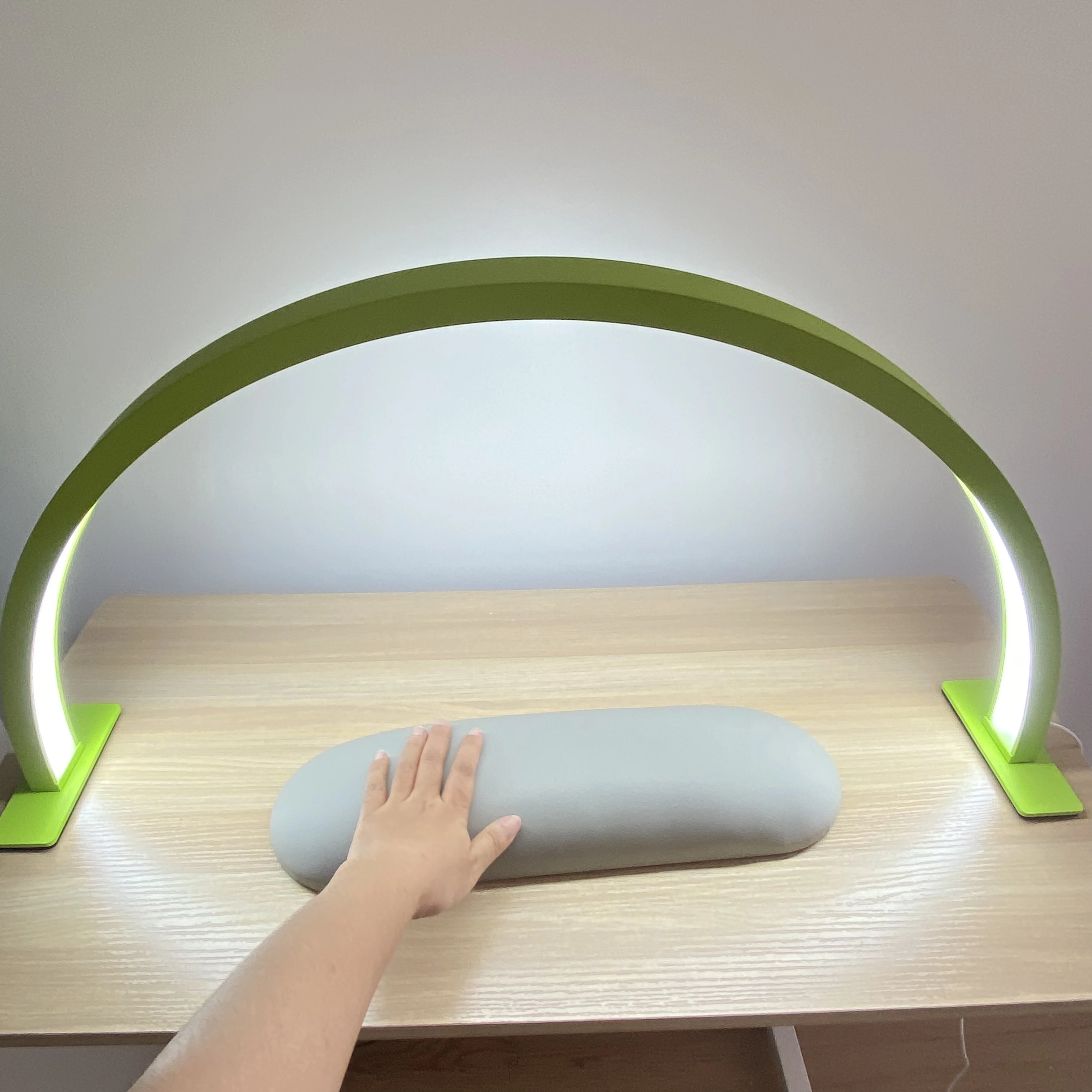 Large Size Electric Half Moon Nail Lamp Table Light 45W Stepless Adjustment UV LED Lamp Salon Nail Tattoo Beauty Equipment