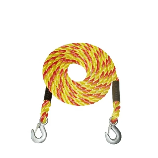 20KN 2T 2000 кг 4 м цветной буксировочный трос ремень для