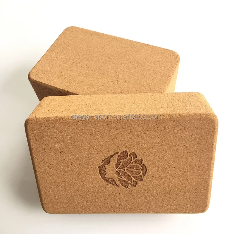 Wholesale Eco Friendly Foam Yoga Blocks Premium Custom Private Yoga Blocks Wooden Cork Yoga Brick