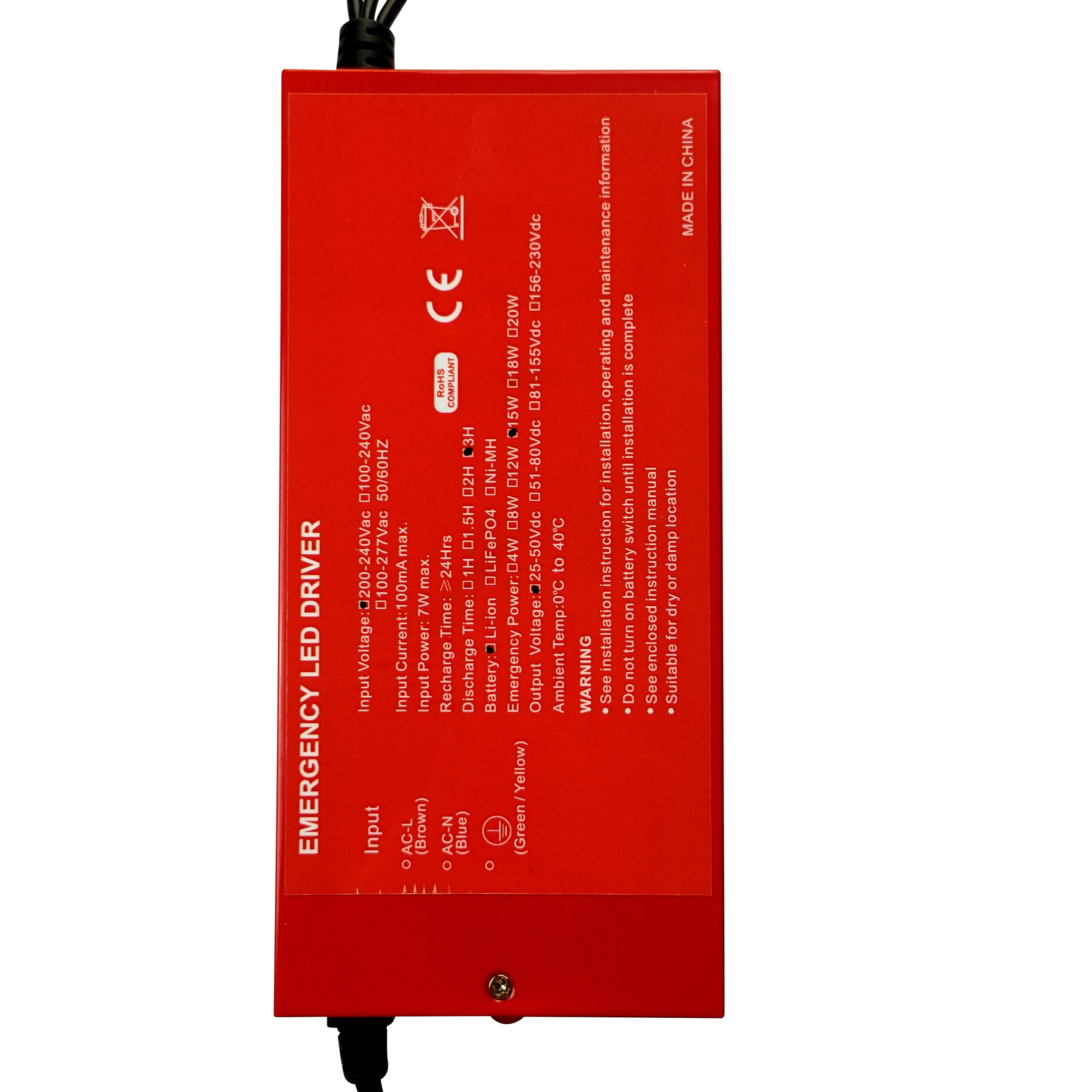 
LED emergency power pack for EU market with hot sale led emergency driver switch type led emergency light 