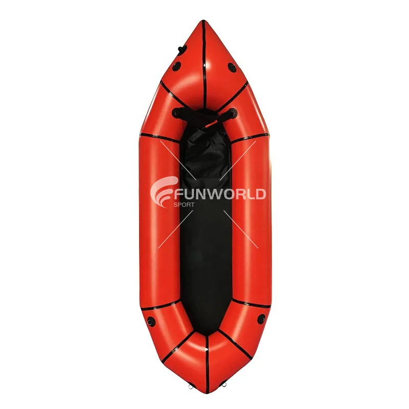FUNWORLD Wholesale 2 Person Lightweight Inflatable TPU Coated Fabric Paddle Kayak Packraft
