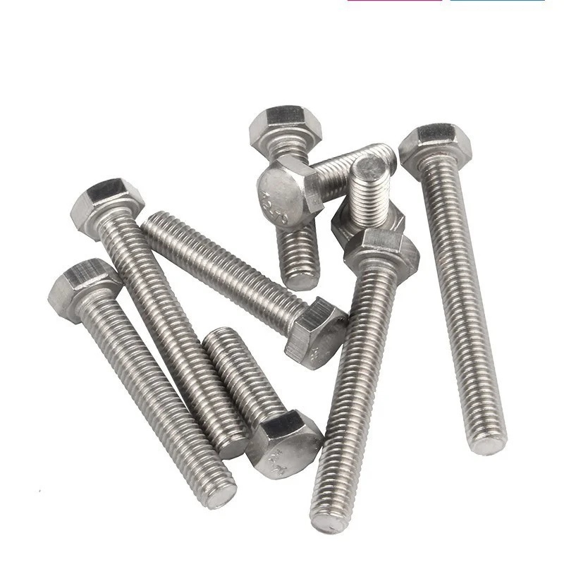 DIN933 DIN931 SS304 SS316 из нержавеющей стали с шестигранной головкой болт Винт