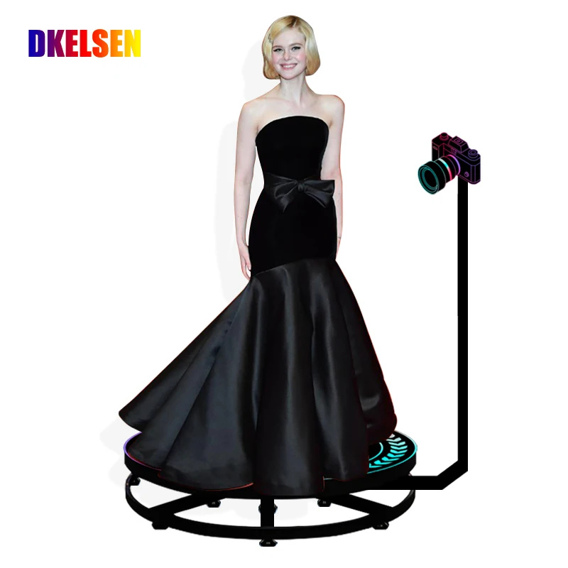 Wholesale customization 2022 new portable spinning selfie automatic camera ipad wedding slow motion 360 photo booth