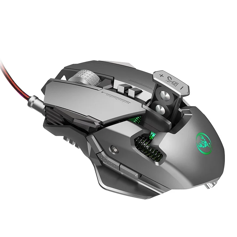  Программируемая Механическая игровая мышь BUBM 7D 6400 DPI