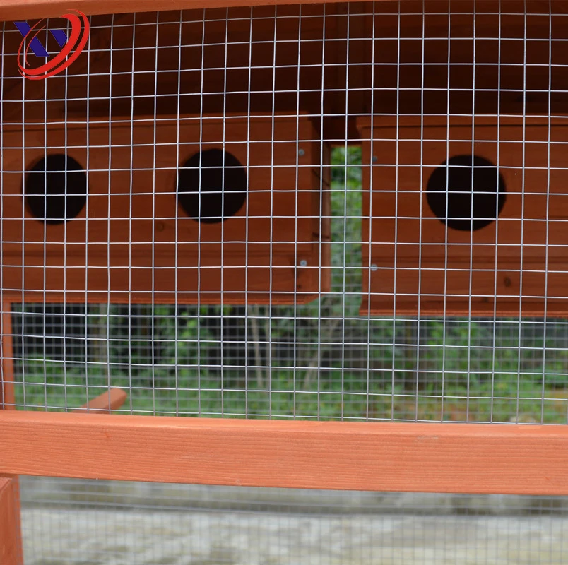 Parrot Wooden Bird Cage with Metal Tray
