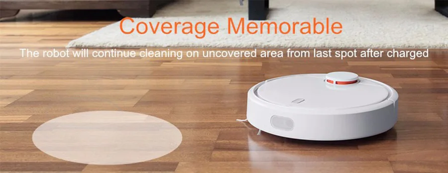 Original Xiaomi Mijia Robot Vacuum Cleaner Wifi App Control and Auto Charge Mijia Sweeping robot for Smart Home