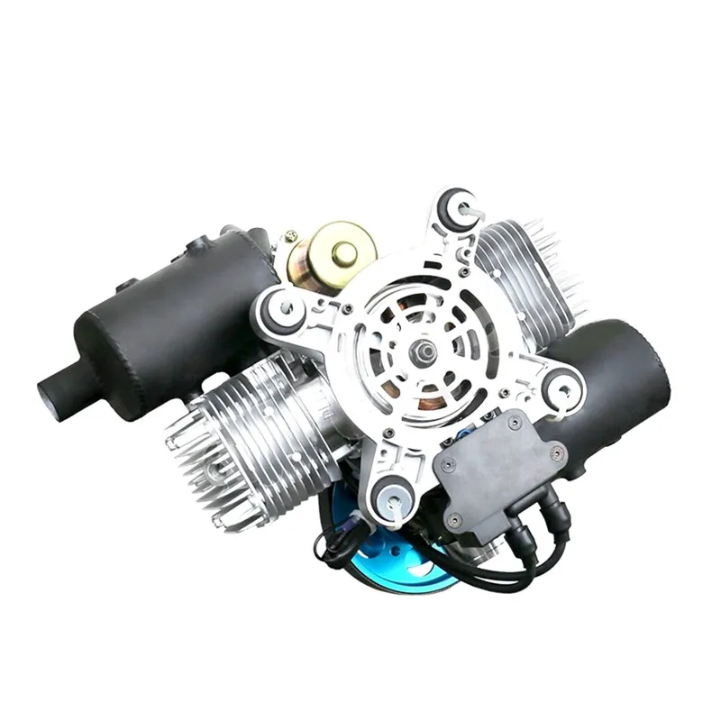 Новый бензиновый двигатель DLE200 DLE 200CC для парамотора (стандартная версия глушителя)