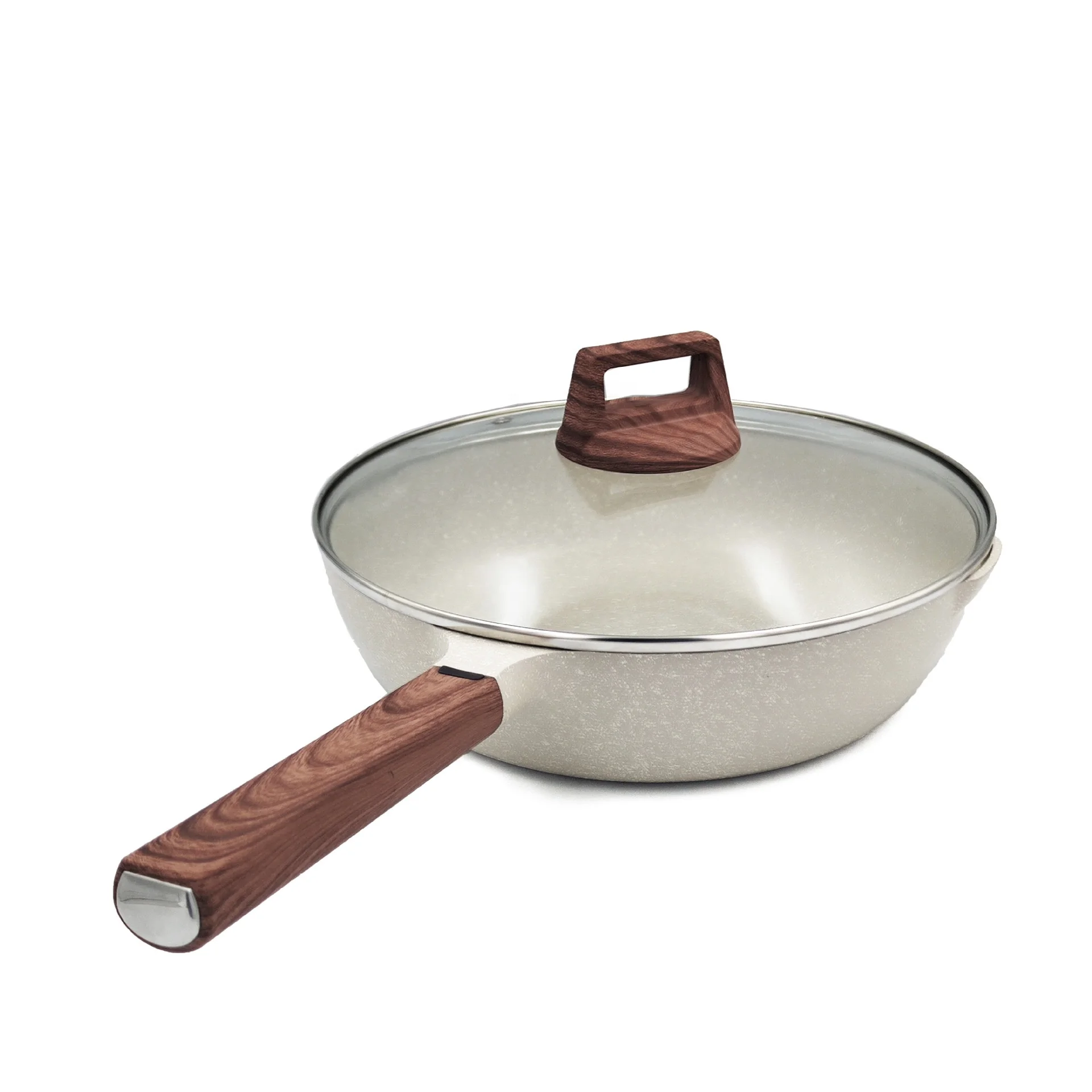Amazon hot sale 20cm stainless steel egg poacher cooking pan with 4pc non stick cups