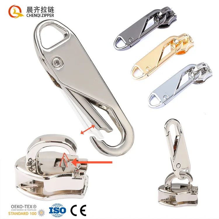 Zipper Slider Puller Instant Zipper Repair Kit Replacement For Broken Buckle Travel Bag Suitcase Zipper Head DIY Sewing Craft