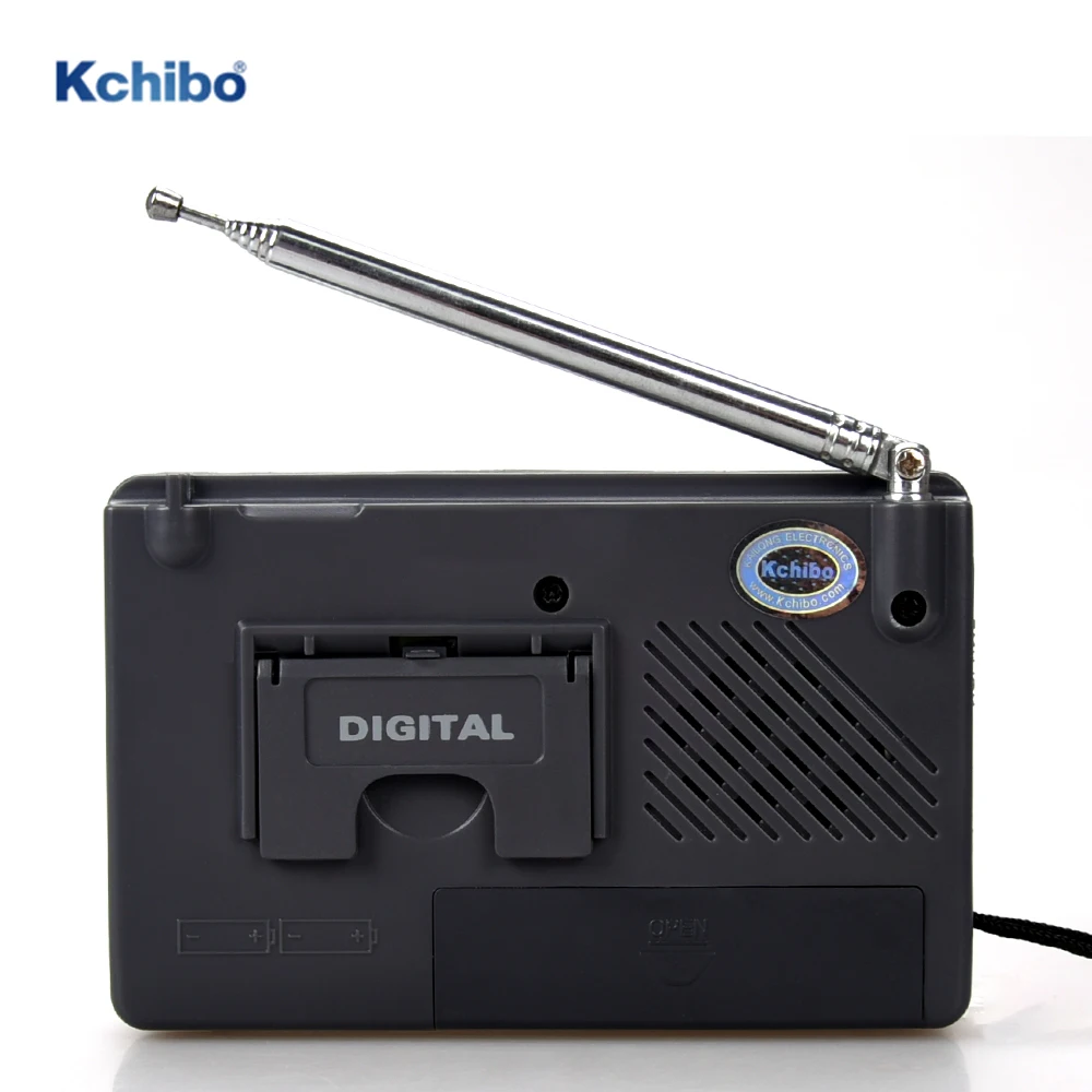 High quality digital display FM/MW/SW portable style radio Kchibo radio