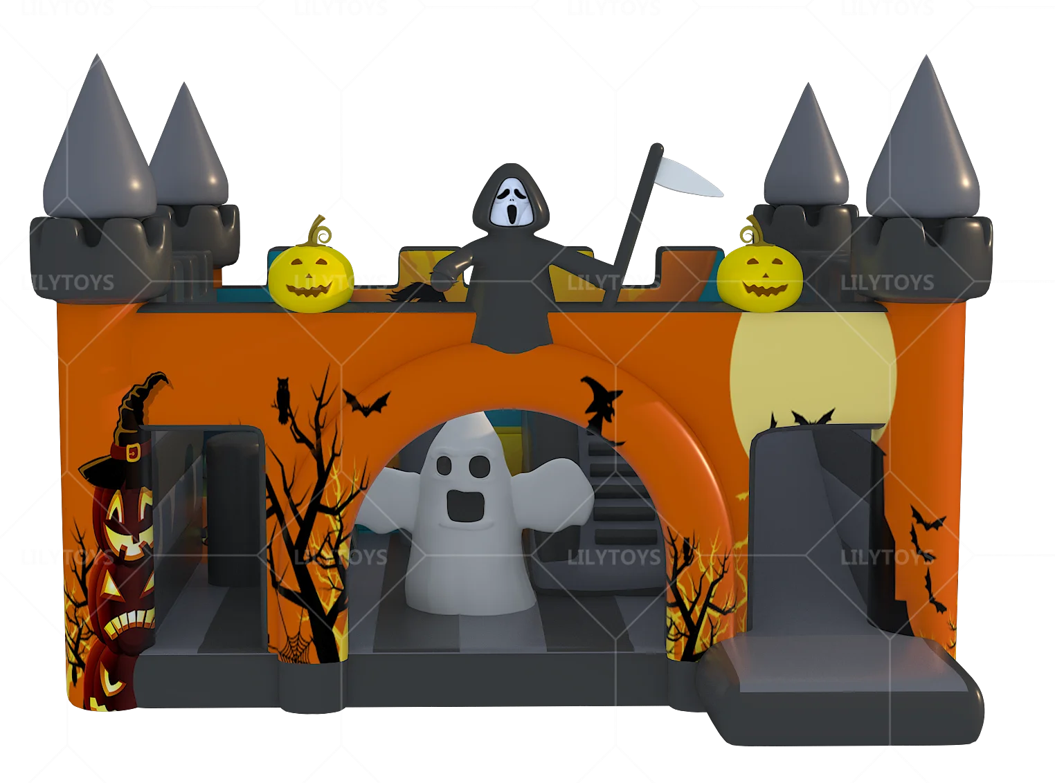 inflatable jumper Halloween bouncy castle inflatable jumping bouncer trampoline inflatable for kids and events