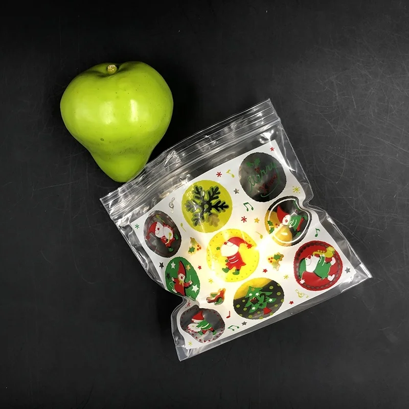 Customized transparent ziplock plastic bag FDA food grade virgin material LDPE ziplock bag