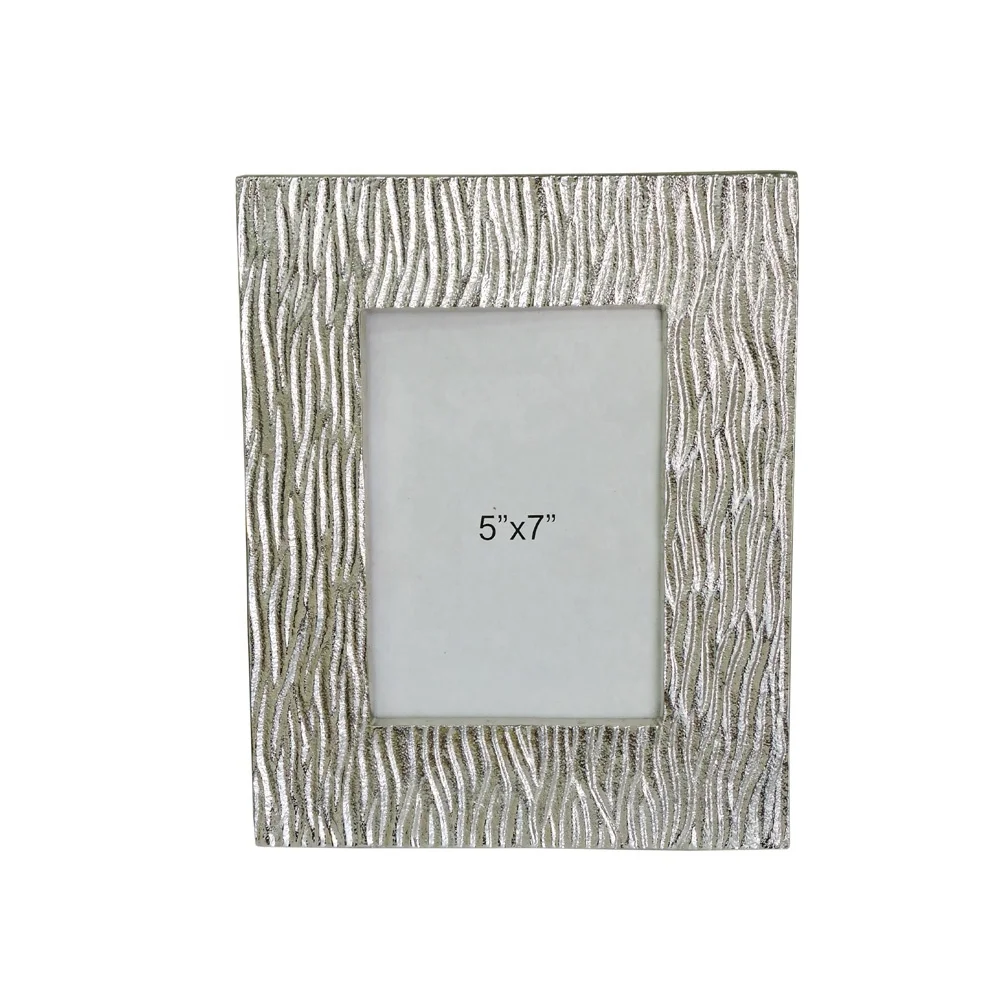 Горячая Распродажа, металлическая фоторамка прямоугольной формы, серебристая цветная фоторамка, оптовая продажа, индивидуальная фоторамка