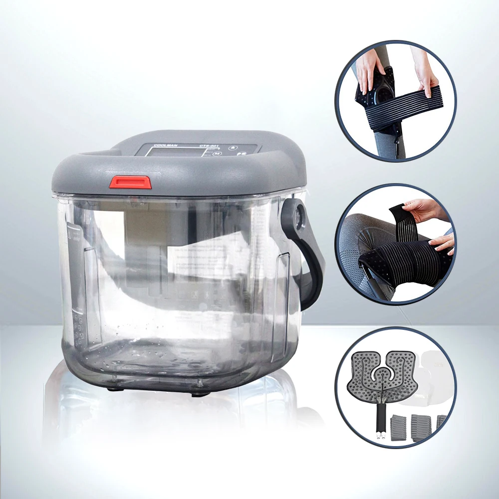 Professional Sports Recovery Ice Pressure Therapy System Cryotherapy Physiotherapy Cold Compression  Machine For Shoulder