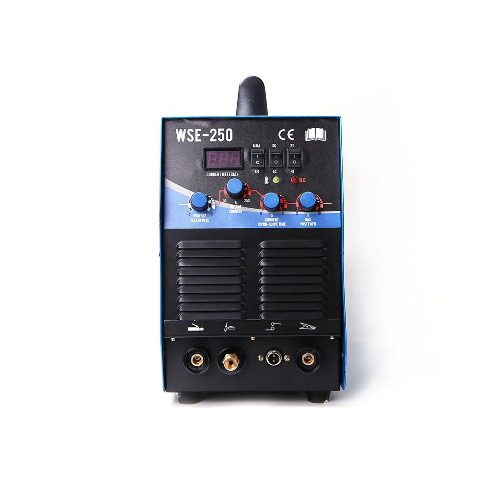 Soldadura tig mma 250amp igbt инвертор газовый ac dc сварочный импульсный