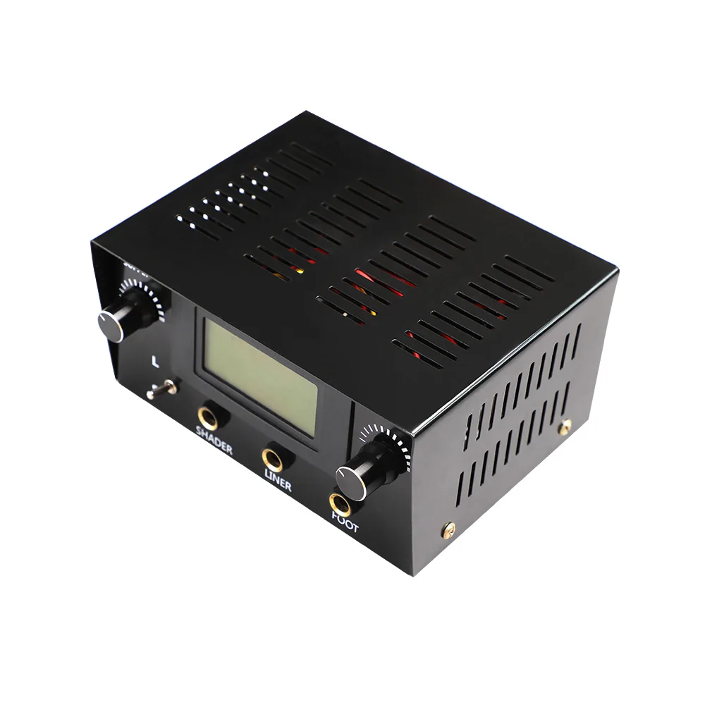 Wholesale High Quality Tattoo Power Supply 3 Colors Available Black/Red/Silver for Tattoo Machines