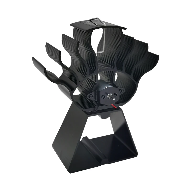 hot sell on Amazon typical Eco Friendly Heat Powered Wood Burning Stove Fan use on fireplace stove fan
