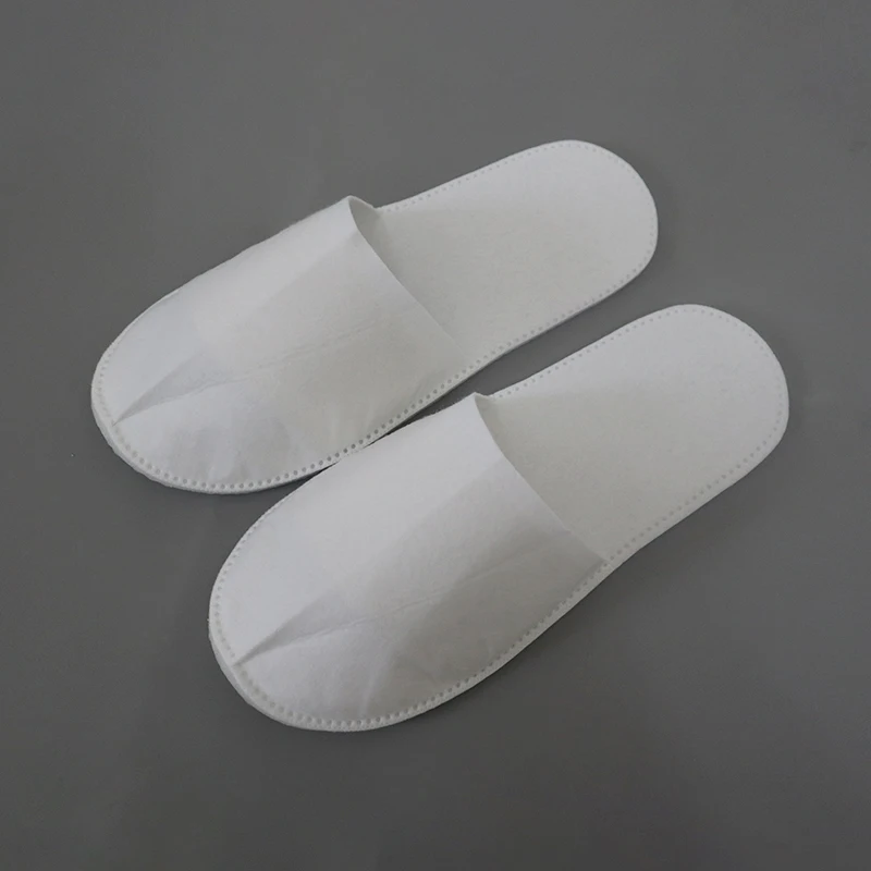 Luxury Custom Logo Disposable Slippers Eva White Hotel Spa Slippers for Guest
