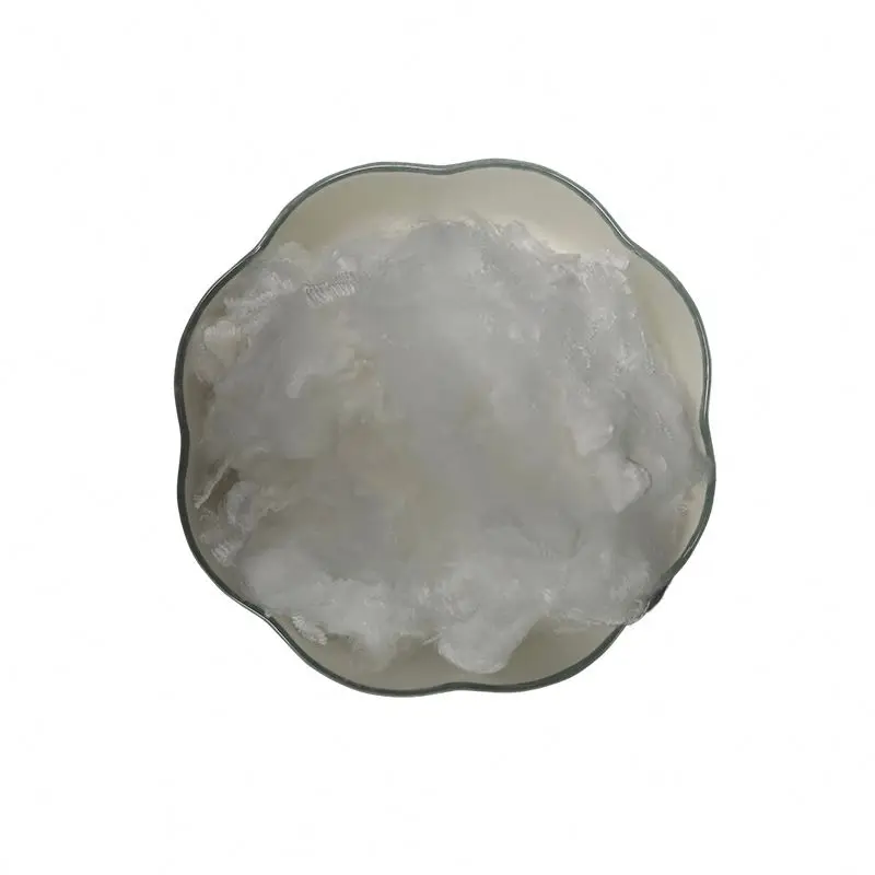 Hcs Hollow Conjugated Silicone Polyester Low Melt Staple Fiber 4dx51mm Polyester Micro Fiber For Filling