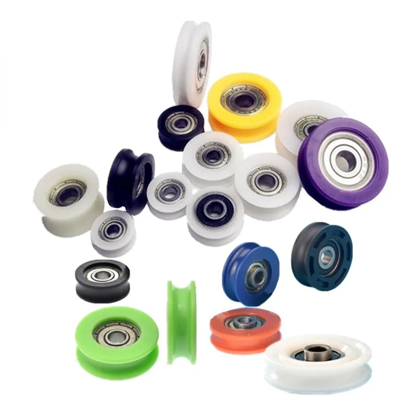 bearing for sliding door  windows Roller Pulley Colored small pulley roller bearing nylon Large track wire rope pulley sheave