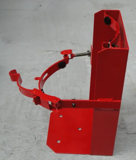 High quality red 4 kg~9 kg  Fire extinguisher Steel Bracket, Wall Mount extinguisher hold car use