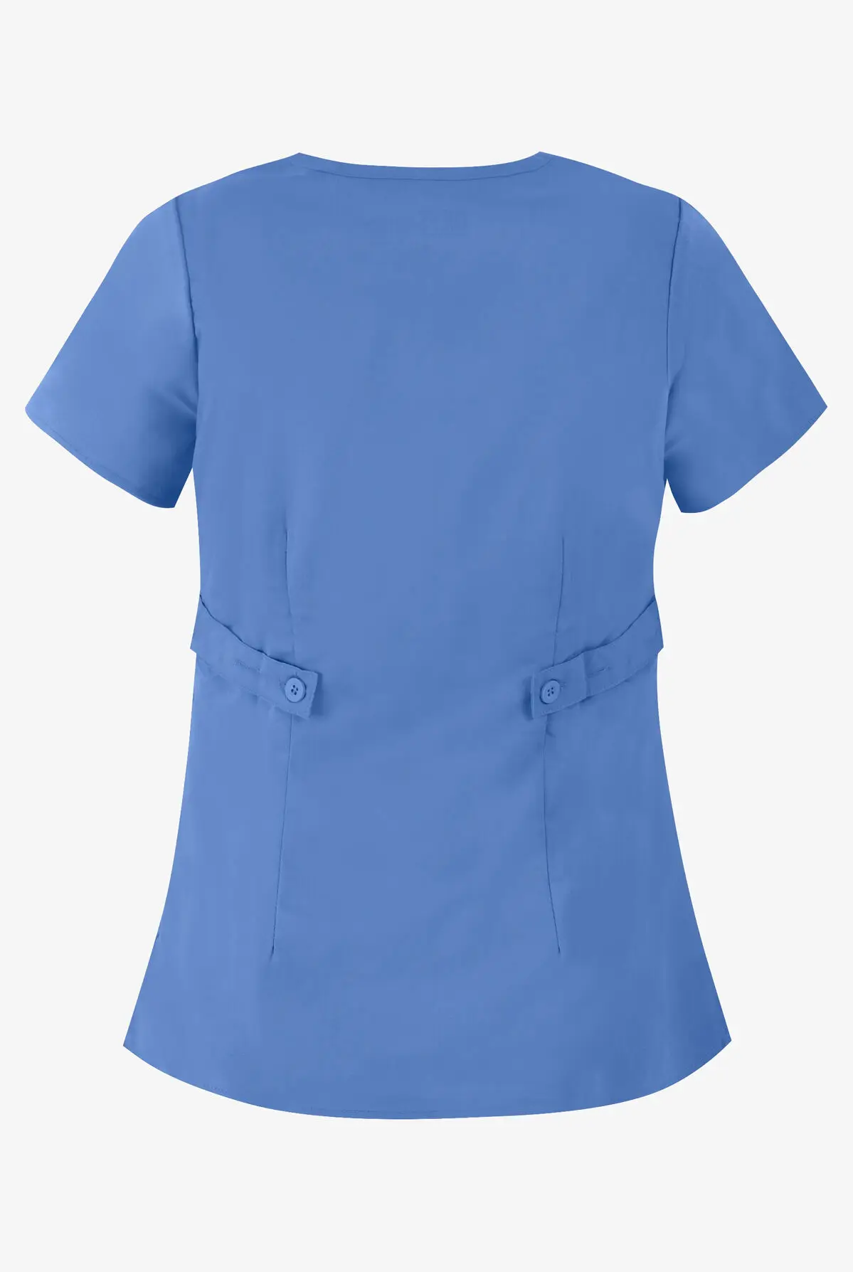OEM Hospital women stylish 3 pocket modern fit mock wrap doctor and nursing scrubs set