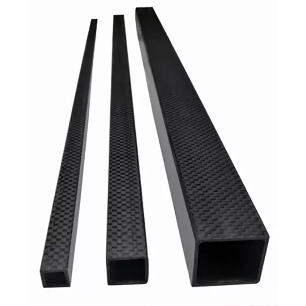 High strength square carbon fiber tubing 3k carbon fiber rectangular tube