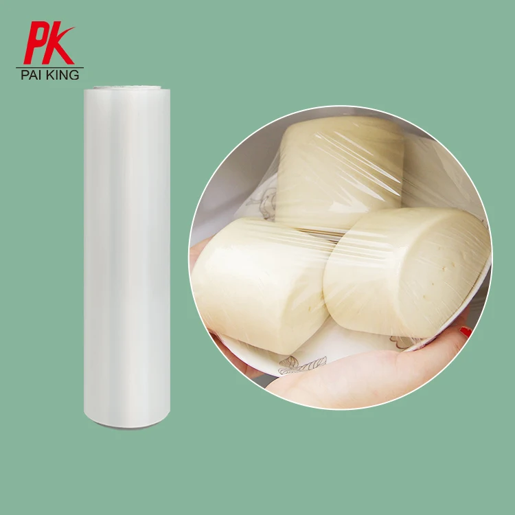 PE Packaging Plastic Cling Film Keep Fresh Food PE Cling Film Well-preserved Factory Supply Directly Cling Film