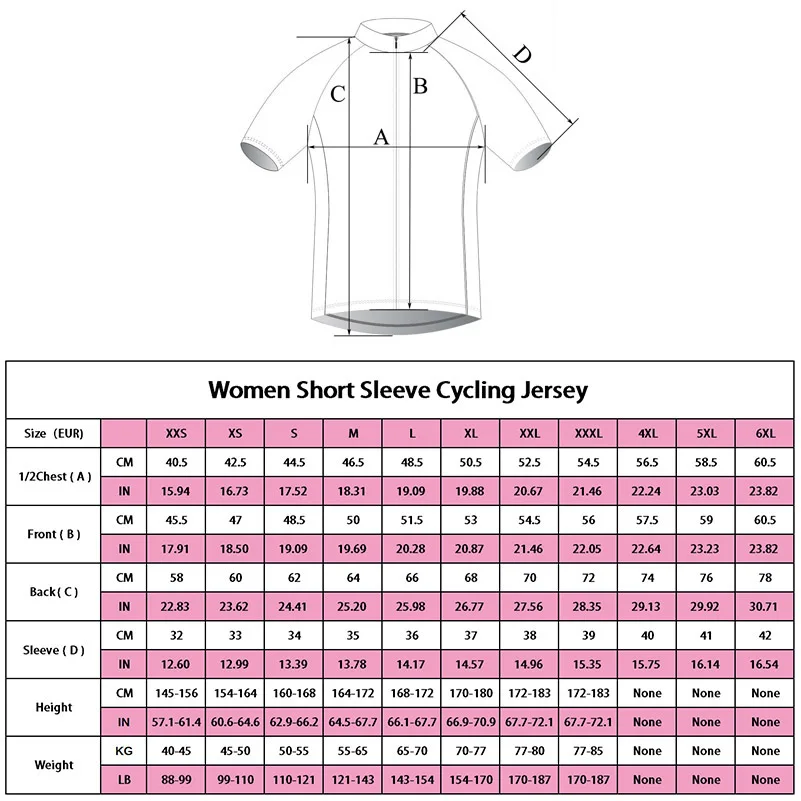 HIRBGOD Wholesale Cycling Clothes Women Jersey Bicycle Colorful Cycling Wear Poc Bike Tops Plus Size Cycling Jersey