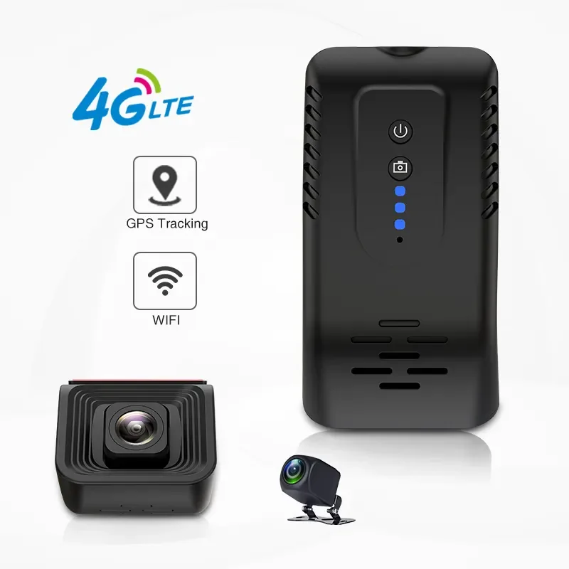 4G передняя и задняя двойная камера высокой четкости видеорегистратор wifi широкоугольный для управления автопарком