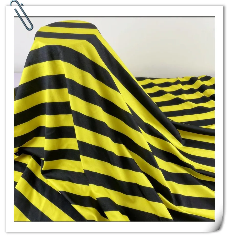 2022 high 4 way Stretch Polyester Fluorescence Printed Knit Fabric For Cloth Party Dress Dancewear Stage Fabric Swimming Fabrics