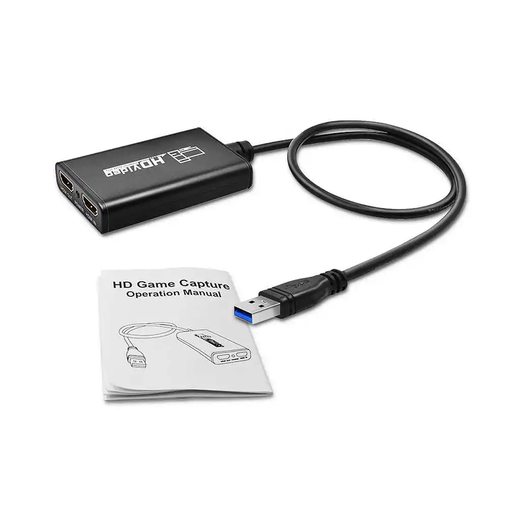 AOEYOO USB3.0 для HDMI видео захвата поддержка YUY2 4K вход без задержки потокового 4k карты с петлей