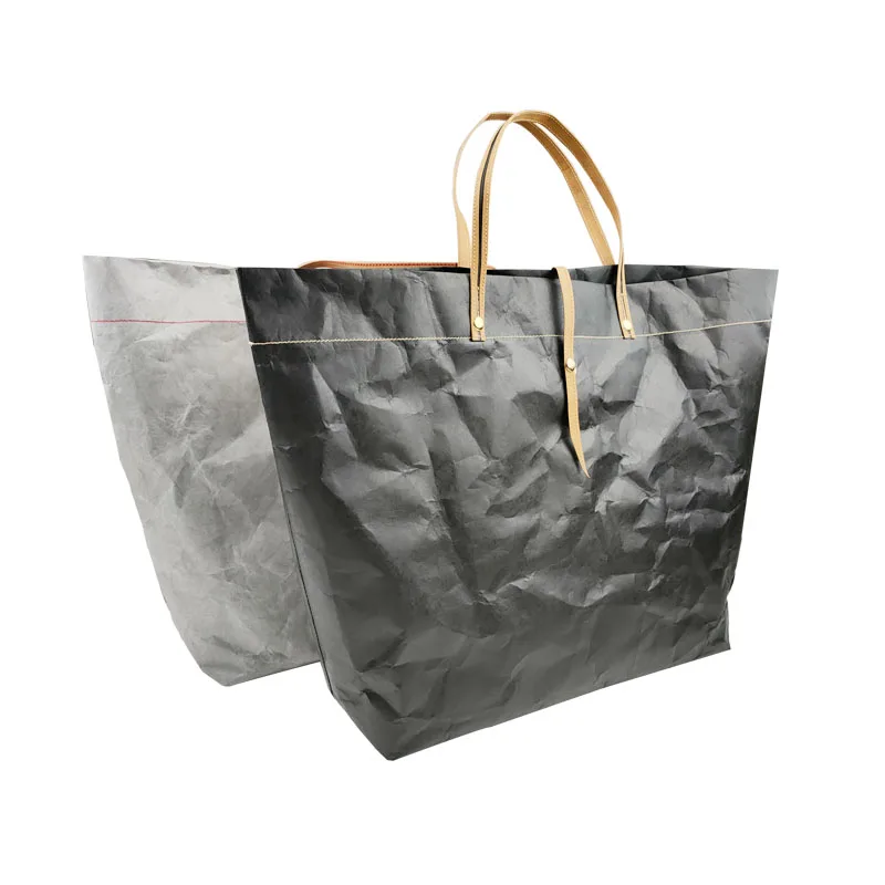 Waterproof Tyvek paper women shoulder bag for shopping/ daily life customize possible in simple style