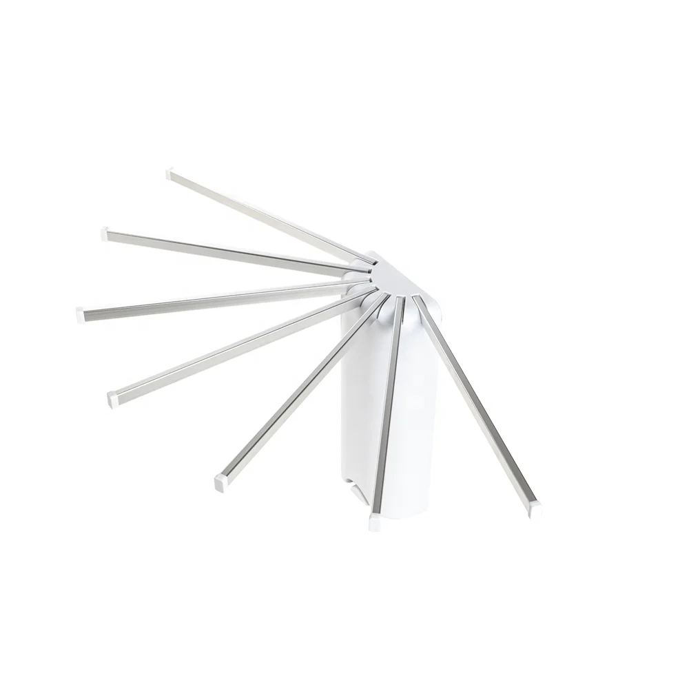 Aluminum Indoor Outdoor Folding Cloth Airer Dryer Collapsible Drying Rack Clothes Hanger For Laundry