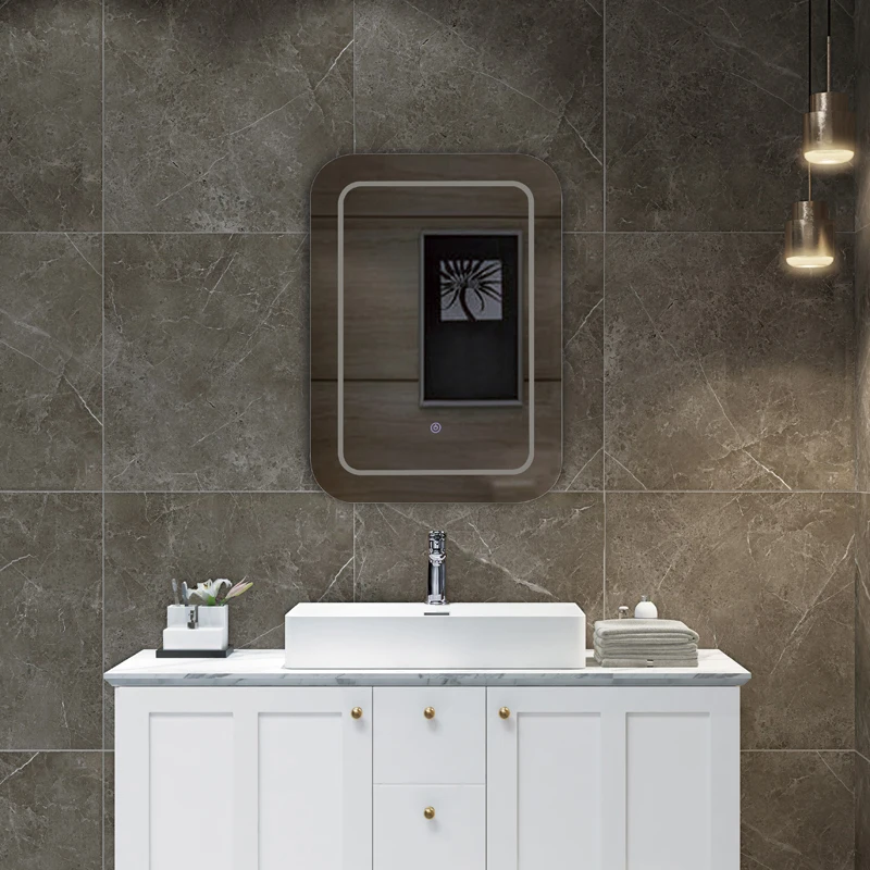 Illuminated Hotel Fancy Bathroom Mirrors