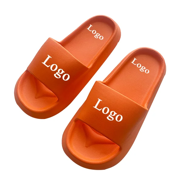 Wholesales Summer Office Sandal Customized Brand Slide Slippers Women Plain Blank Sandal Custom Logo EVA Slide Slippers