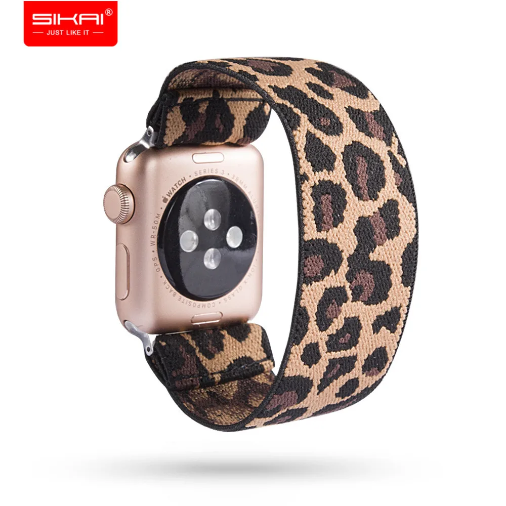  Новинка 2020 эластичный ремешок для часов Apple watch 1/2/3/4/5