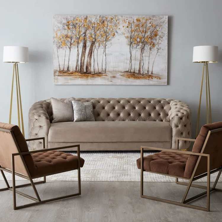 Manufacturers direct price luxury European leather corner sofa living room home L-shaped combination sofa set sofa