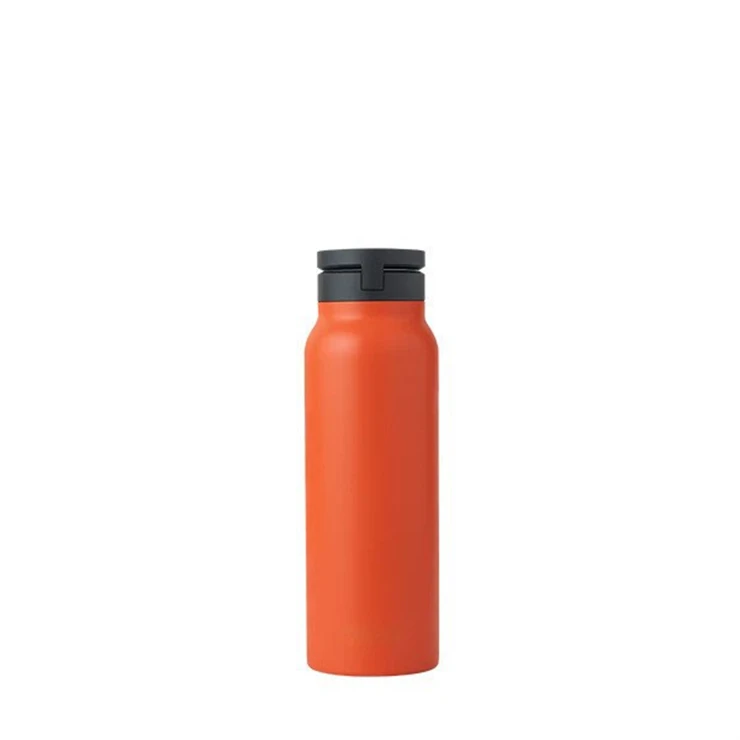 Cheap double wall flask with magnetic iPhone holder water bottle lid insulated customized water bottle