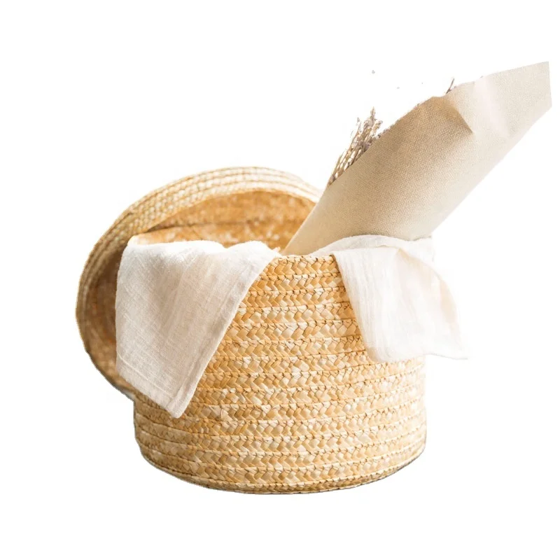 Natural Seagrass Woven  Decor  Rattan Corn Husk Moses  Fruit  Bowl Basket