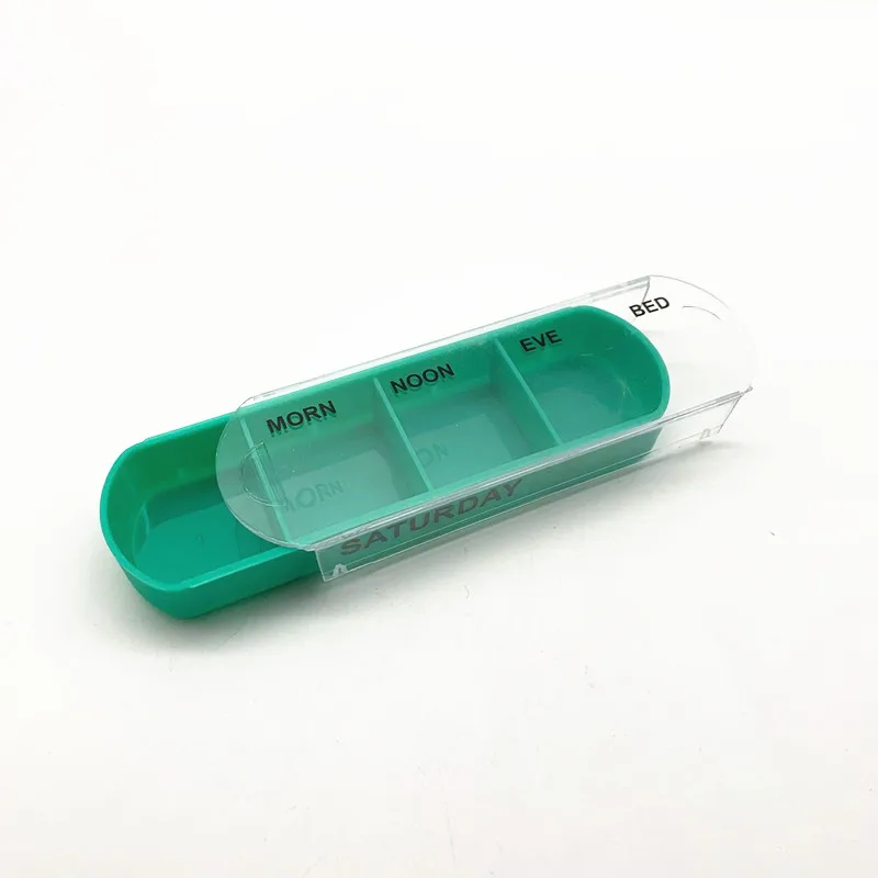 
HTDP2816 2018 China Supplier Promotion Wholesales Hinge Pill Box 28 Cases Monthly Travel Pill Box 