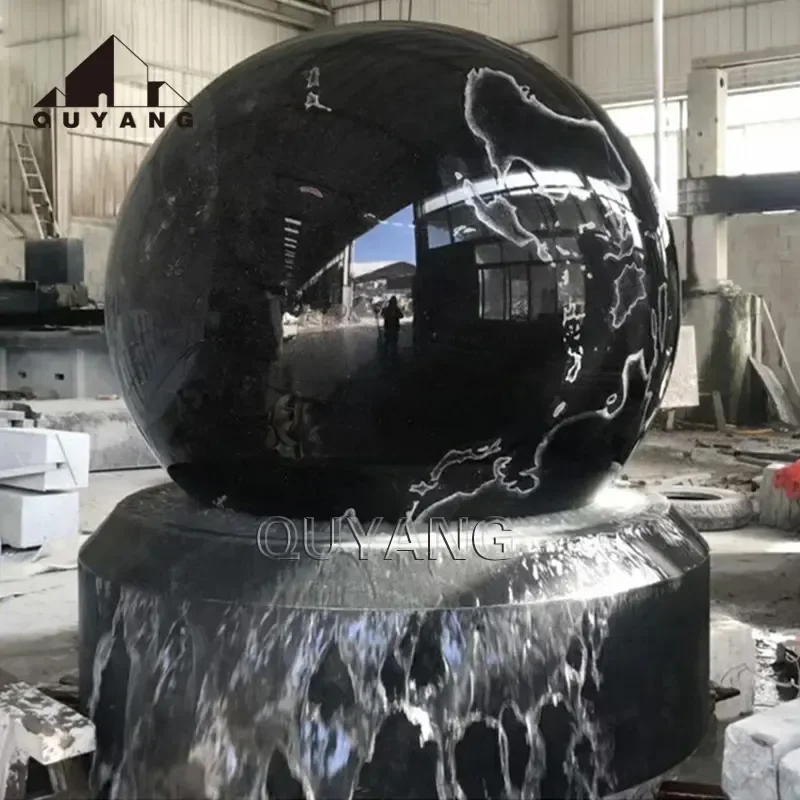 Большой фонтаны из натурального камня