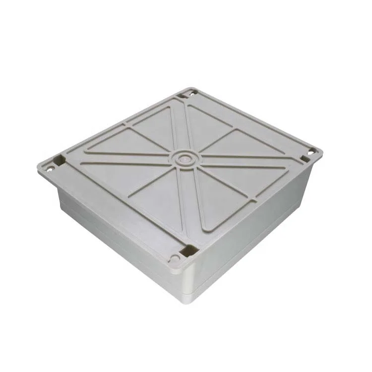 Wall Mounting Signal Indication Control Box Custom Ip65 Outdoor Plastic Abs Hinged Cover Enclosures Distribution Junction Box