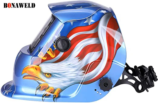 Head mounted auto darkening Auto-Darkening automatic welding helmet