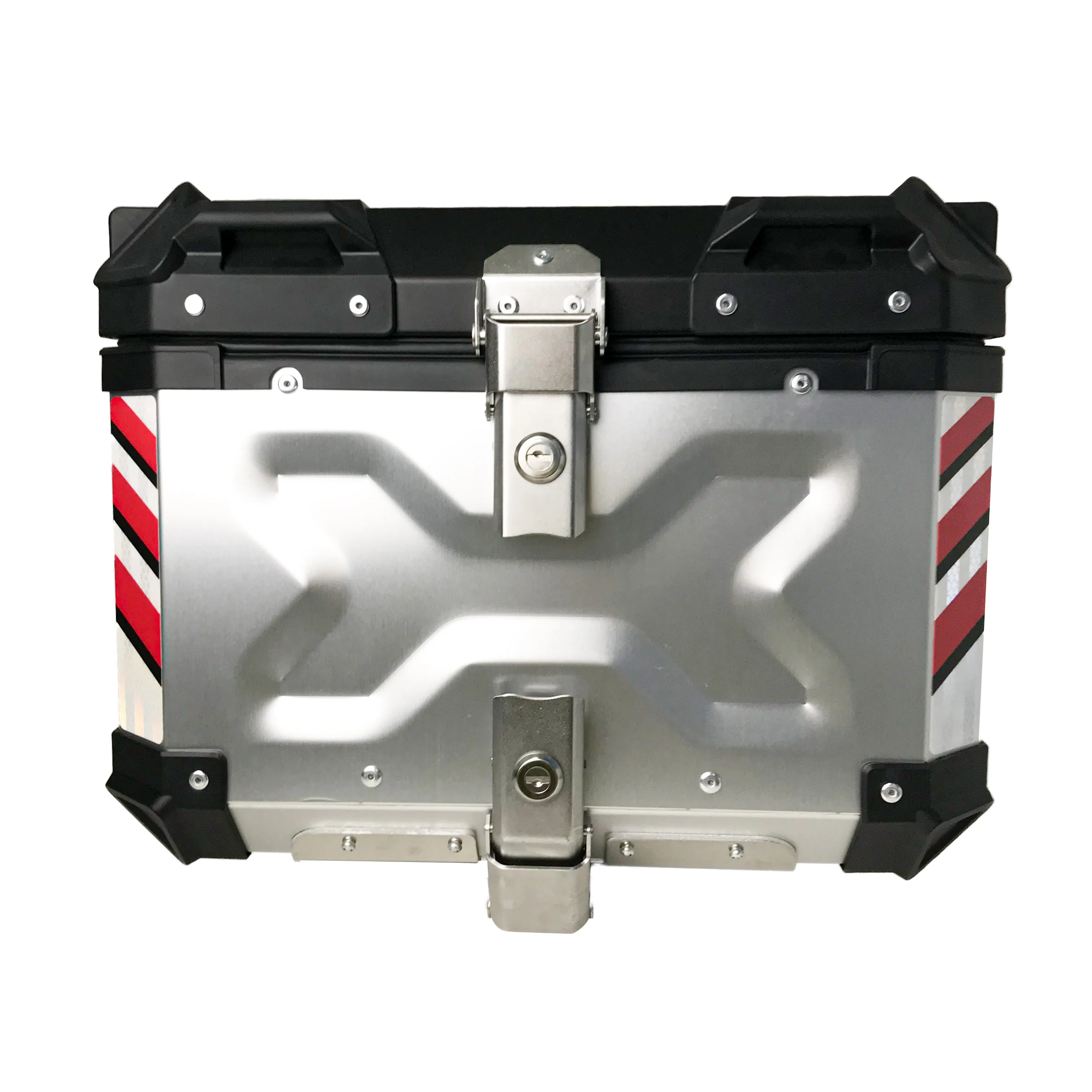 Motorcycle tail boxes paiber saddle cooler garage carrier cargo box frp corner stand aluminium motorcycle luggage box
