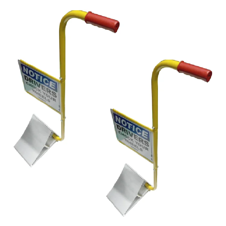 More labor-saving Rubber Wheel Chock Handle For Ttuck/Trailer/Bus/RV/Motorhome/Caravan With Anti-skid Design
